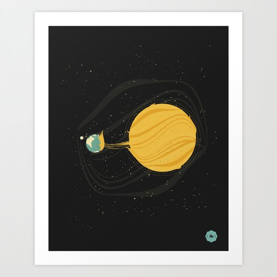 Death by Solar Flare Art Print