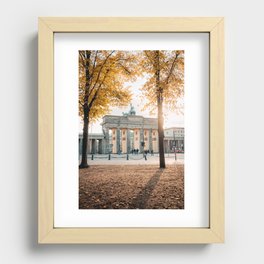 Berlin in the Fall Recessed Framed Print