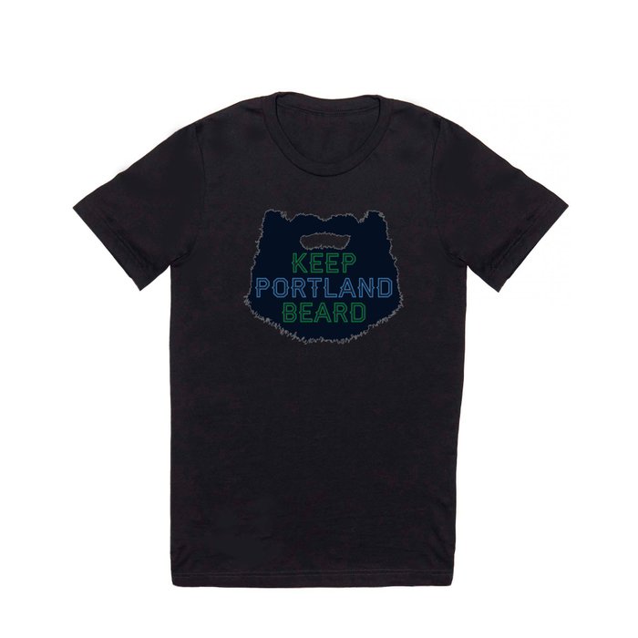 Keep Portland Beard T Shirt