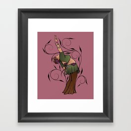 Dawn Belly Dancer Framed Art Print