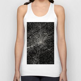 Knoxville City Map Poster - USA Unisex Tank Top