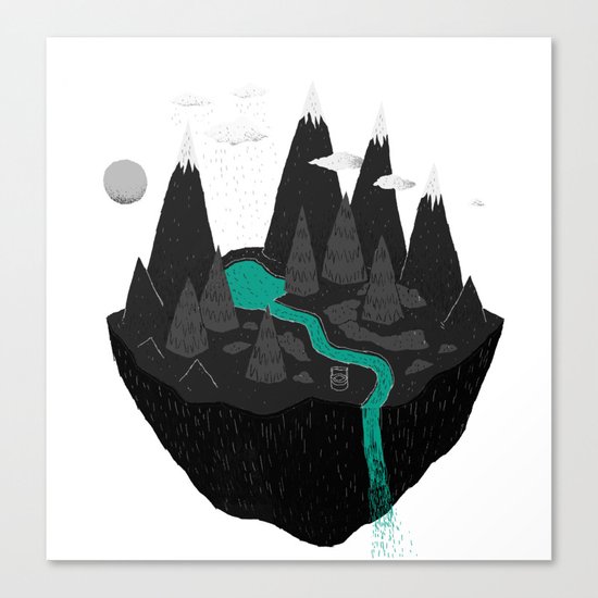 island. Canvas Print