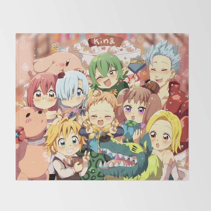 Meliodas Elizabeth Liones Hawk Ban Diane Throw Blanket By Mirrortab Society6 Se preguntaran por que si ella fue siempre una chica amable de nina. meliodas elizabeth liones hawk ban diane throw blanket by mirrortab