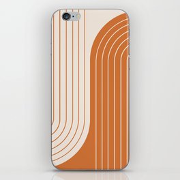 Two Tone Line Curvature LXXXIV iPhone Skin