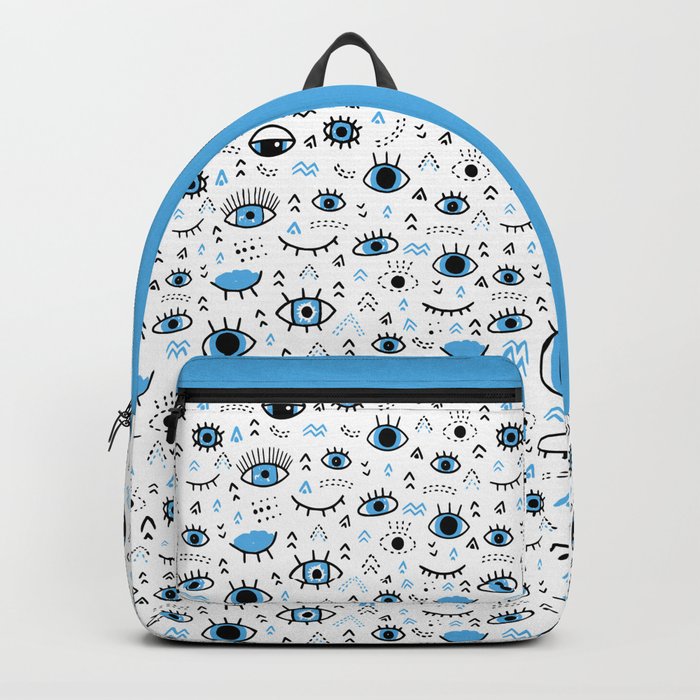 Evil Eye - Open, Closed and Winking Eyes  Backpack