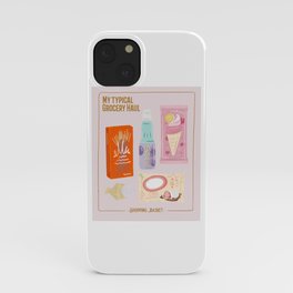 My typical grocery Haul Japan Design iPhone Case