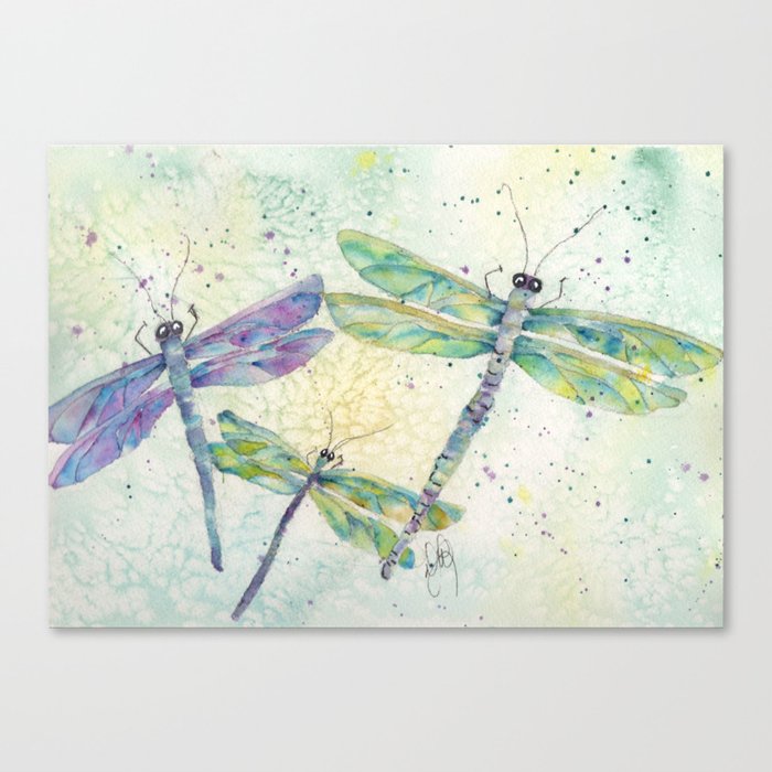 Summer Dragonfly Canvas Print