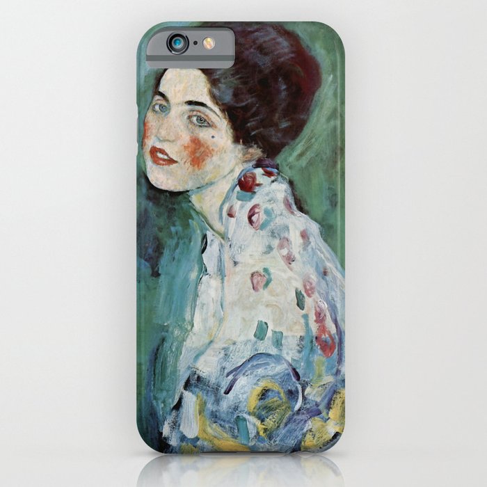 Gustav Klimt "Portrait of a lady" iPhone Case