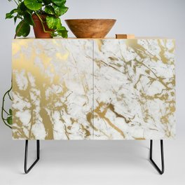 Gold marble Credenza