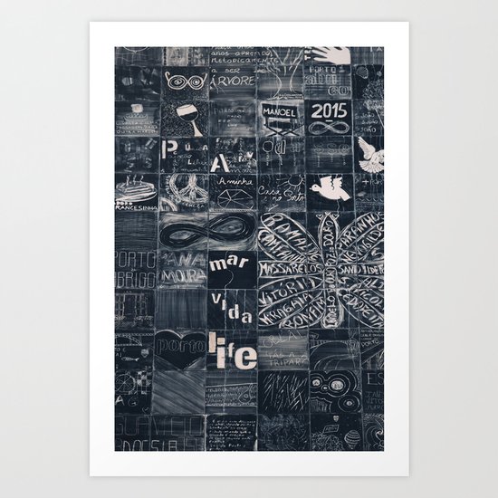 Urban art Art Print