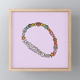 Sagittarius Friendship Bracelet Framed Mini Art Print