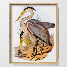 The Great Grey Heron Serving Tray