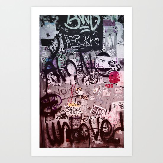 Writing's on the Wall Art Print