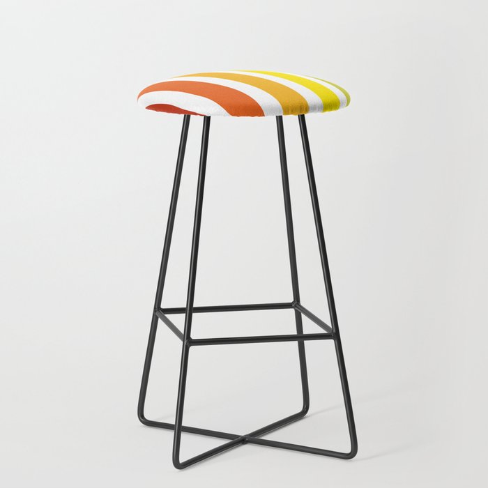 Bright stripes Bar Stool