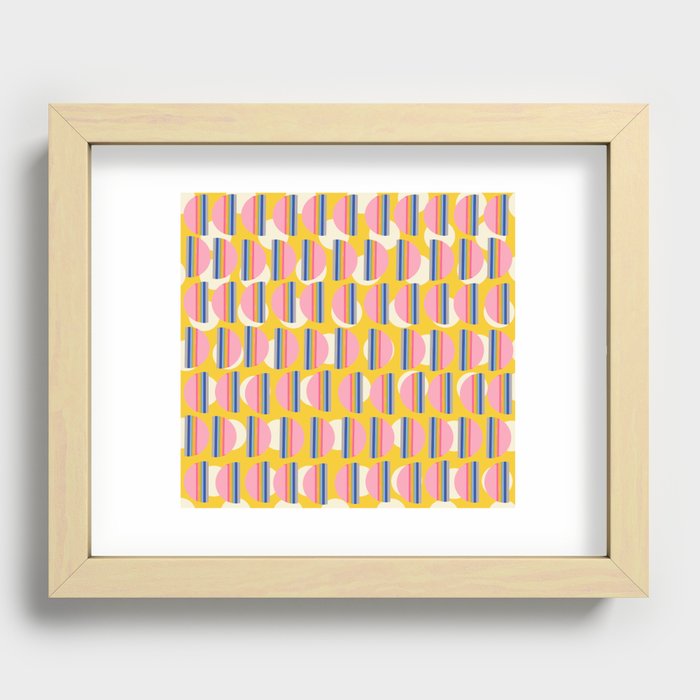 Sunny Colours Recessed Framed Print