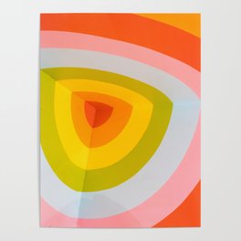 Rainbow Abstract Poster