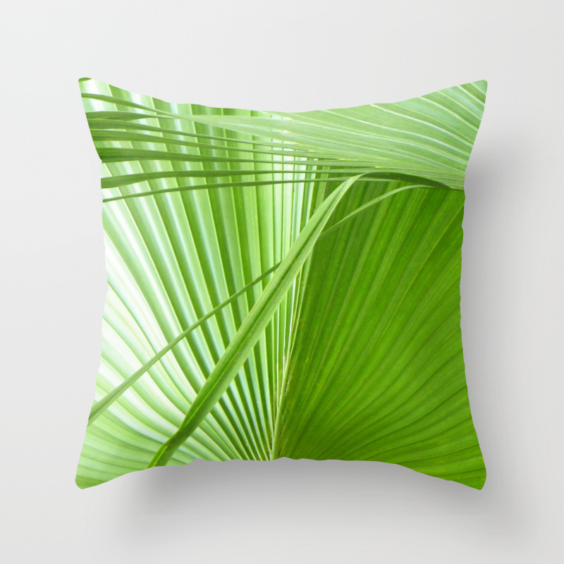 Palm Leaves Tropical Wall Art Beach Cottage Decor Coastal Art