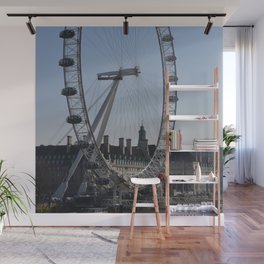 Great Britain Photography - London Eye In The Afternoon Wall Mural
