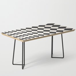 Geometric Shape Patterns 21 in black and beige themed Coffee Table