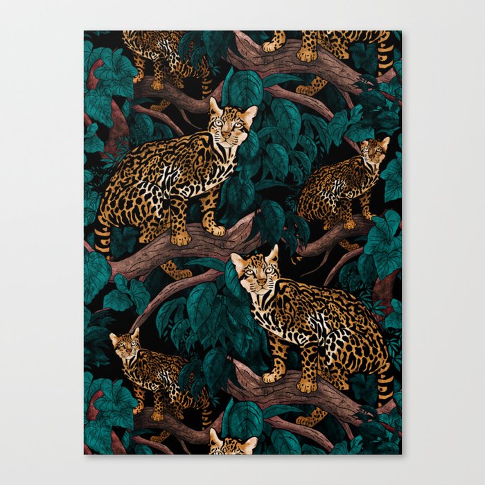 Dangers in the Forest IV Canvas Print