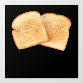 Toasted Toast Bread, A Slice Of Toast Bread, Canvas Print
