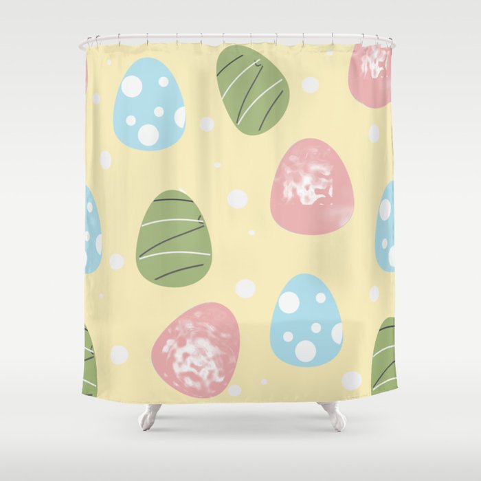 Easter egg pattern Shower Curtain