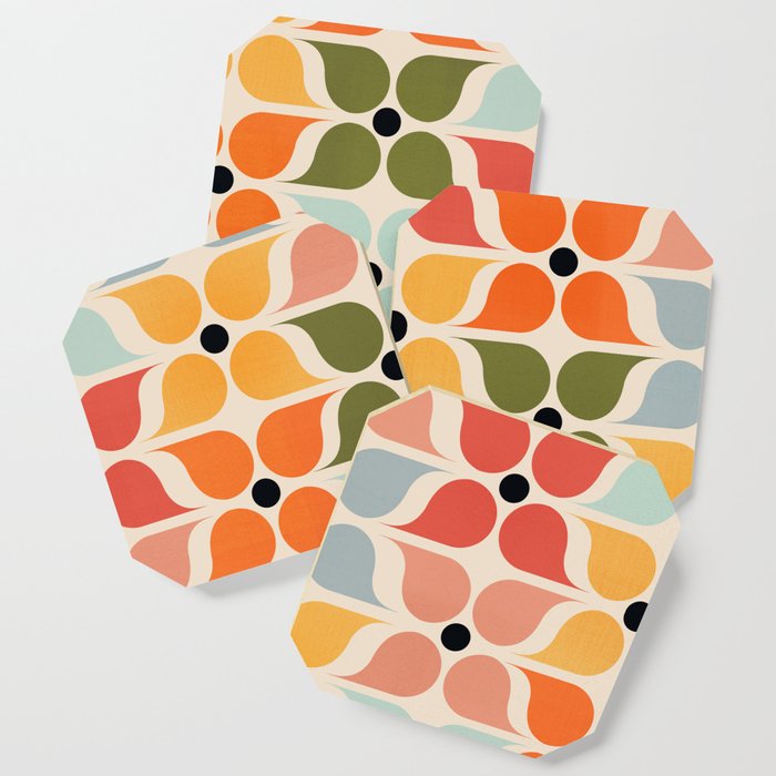 Old times geometry pattern Coaster