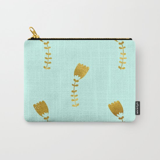 Mint Gold Foil 03 Carry-All Pouch