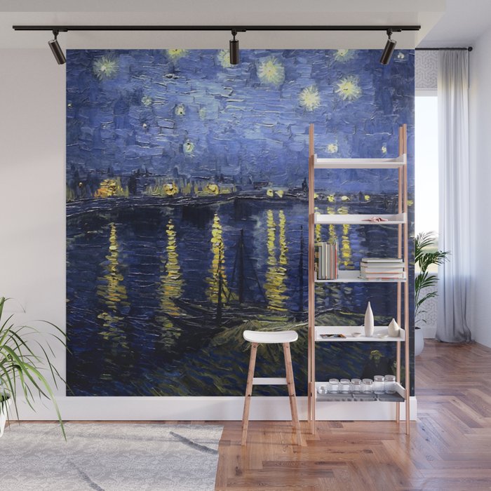 Vincent Van Gogh "Starry Night Over the Rhone" Wall Mural ...
