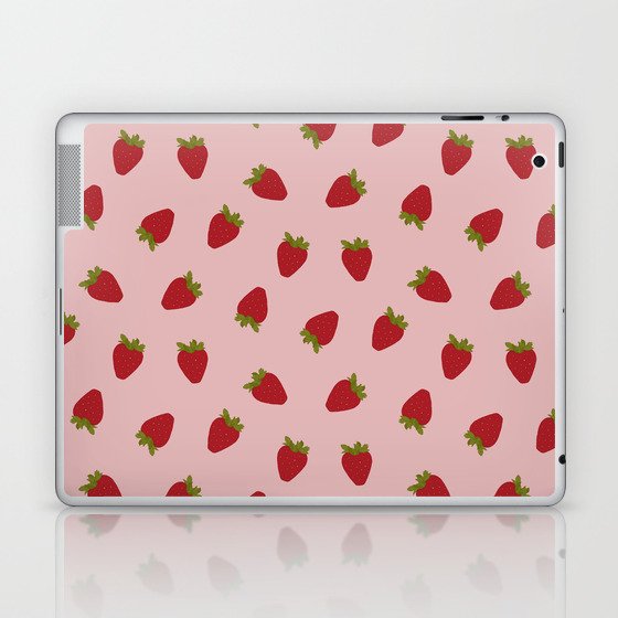 Cute Strawberries Laptop & iPad Skin