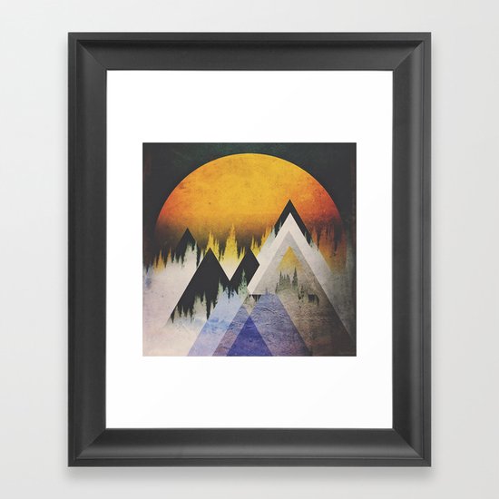 Fractions B15 Framed Art Print