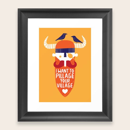 Pillage Framed Art Print
