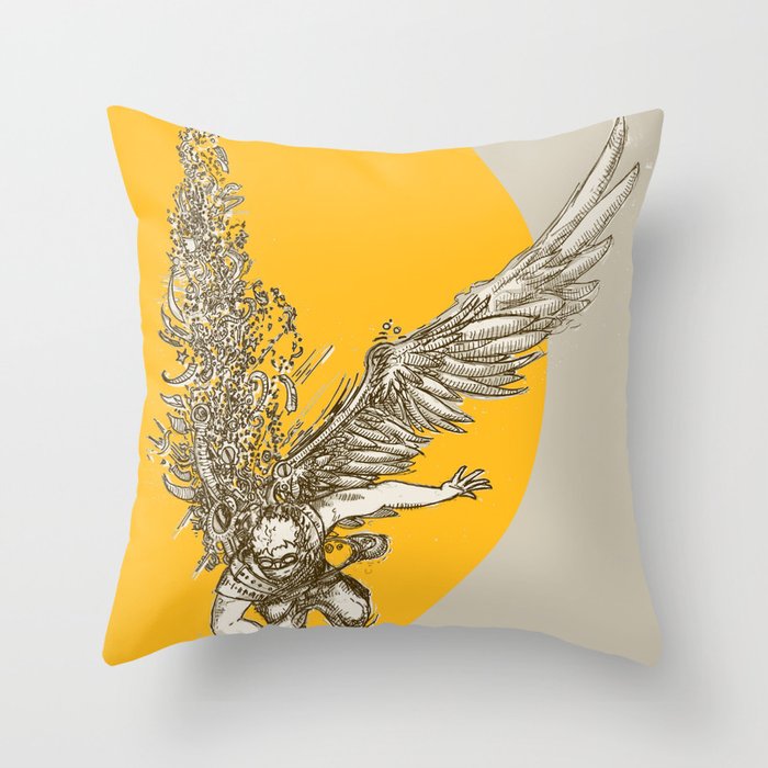 Icarus Throw Pillow