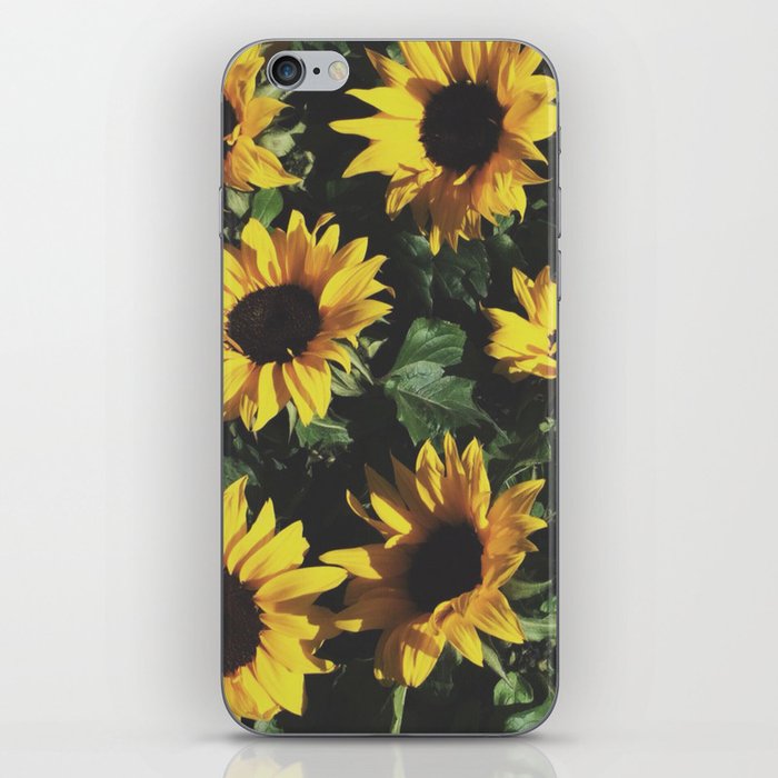 Vintage Sunflowers iPhone Skin