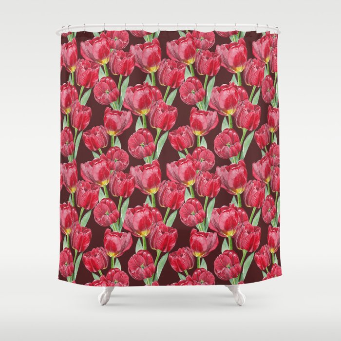 Tulip texture Shower Curtain