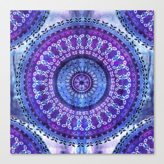 Hydrangea Mandala Canvas Print