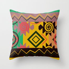 Summer fun festival Throw Pillow