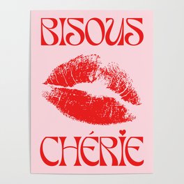 Bisous Cherie - Kisses Sweetheart Poster