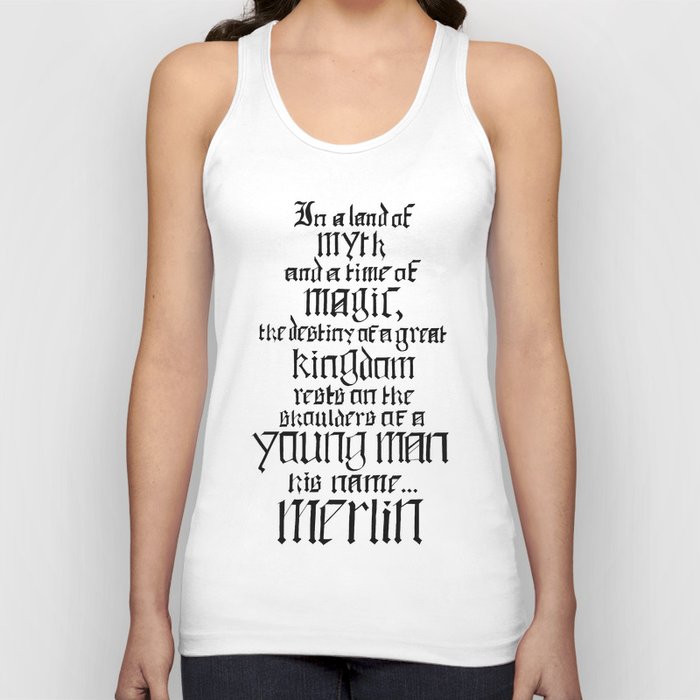 In a Land of Myth... Merlin Tank Top