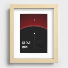 Kessel Run Recessed Framed Print