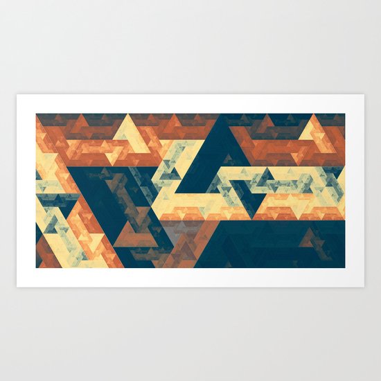 abstract oblivion Art Print