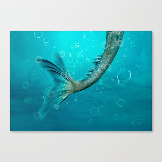 Mermaid Tail Canvas Print