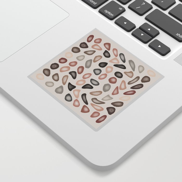 Abstract pebbles watercolor  Sticker