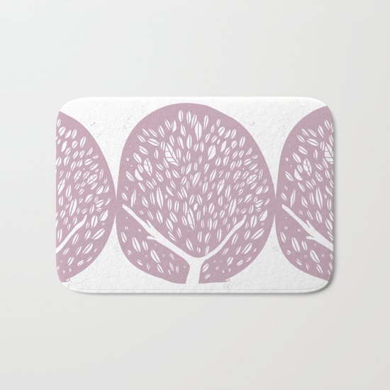 Tree of life - lilac Bath Mat