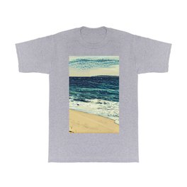 The beach and the sea at Cannes French Riveria T Shirt