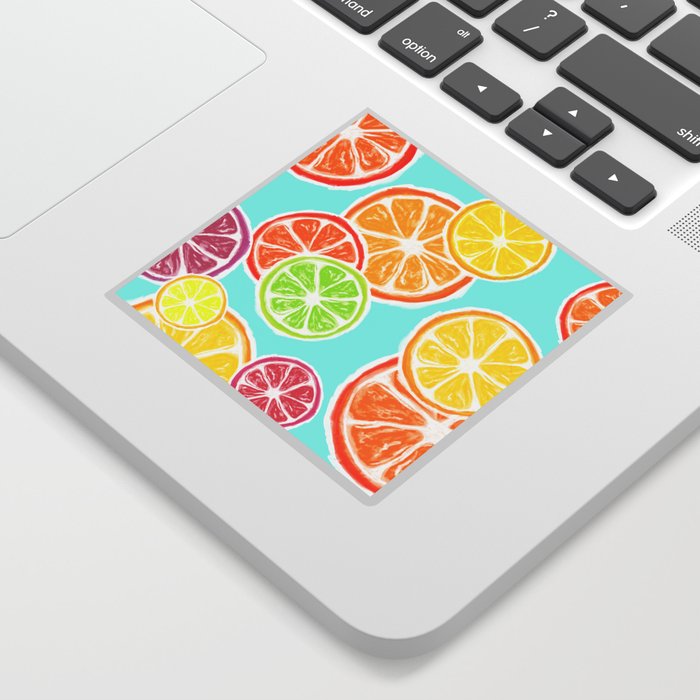  citrus pattern Sticker