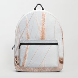 Dune Grass Photo | Nature Photography | Overexposed Dune Grass In Soft Light Backpack