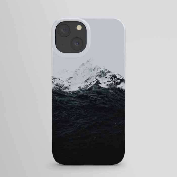 Those waves were like mountains iPhone Case