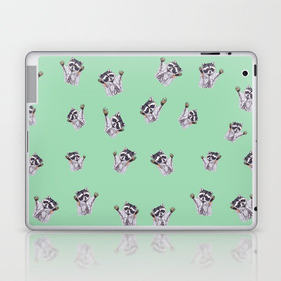 Playful Dancing Raccoons Edition 5 Laptop & iPad Skin