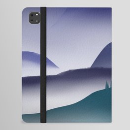 Into the deep purple mountain iPad Folio Case